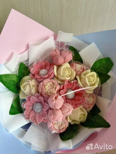 Цветы из шоколада