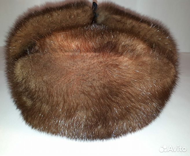 Шапка-ушанка из норки