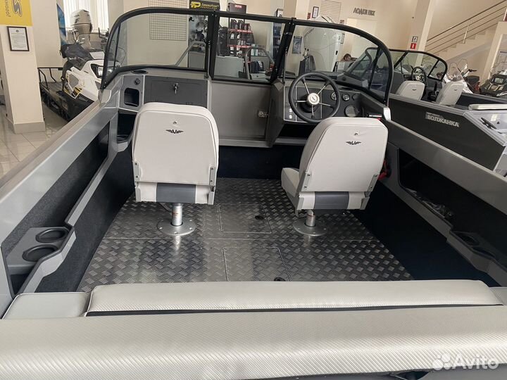 Лодка Волжанка Yava L fish с мотором yamer EF100