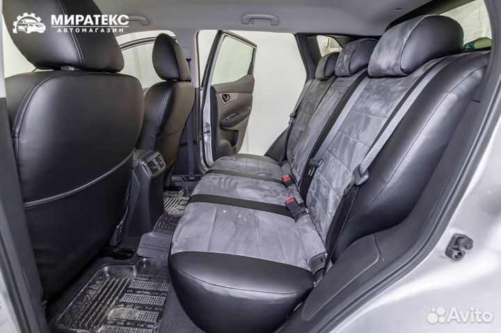 Авточехлы Ниссан Кашкай / Алькантара полоса