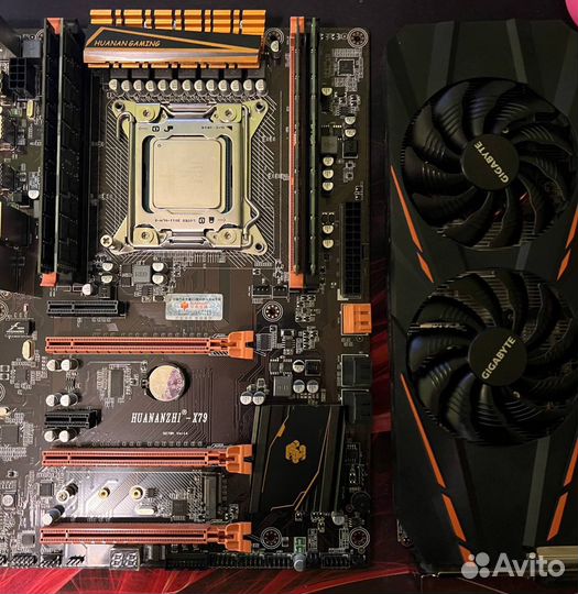 Комплект Intel xeon e5 2680v2 + 32gb