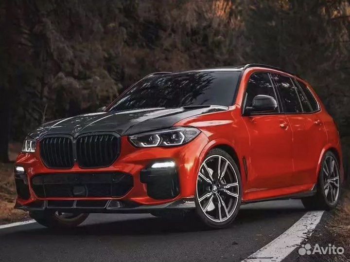 Капот на BMW X5 G05 Карбон
