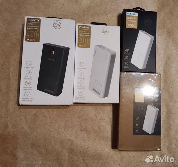 Новый оригинальный power bank Romoss