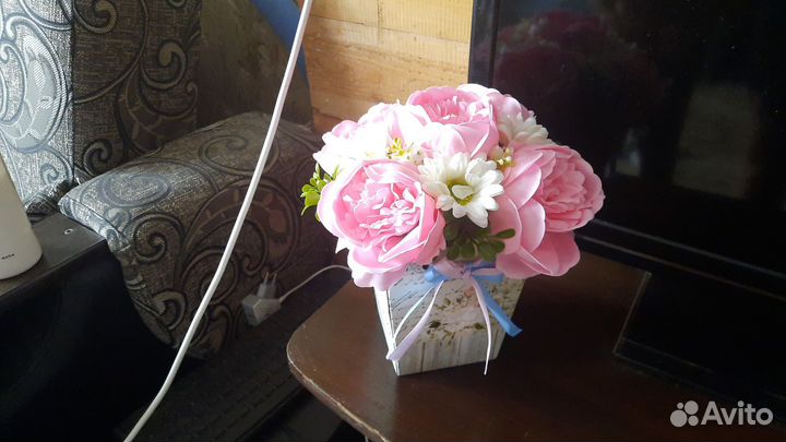 Мыльные букеты