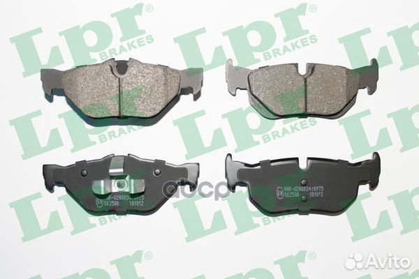 Колодки тормозные дисковые 05P1876 Lpr