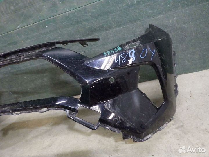 1258386 toyota RAV4 облицовка бампера переднего 2020