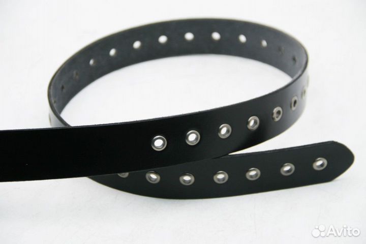 Ремень кожаный harley davidson hd/290 (чёрный)