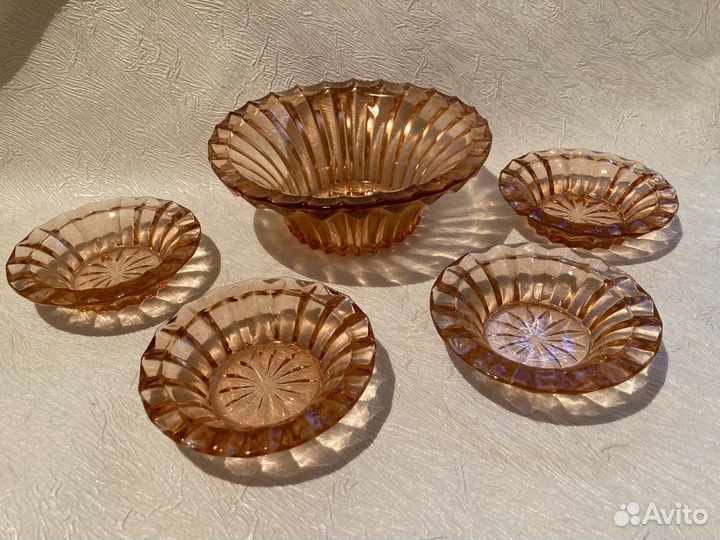 Набор Вазочка + 4 розетки 