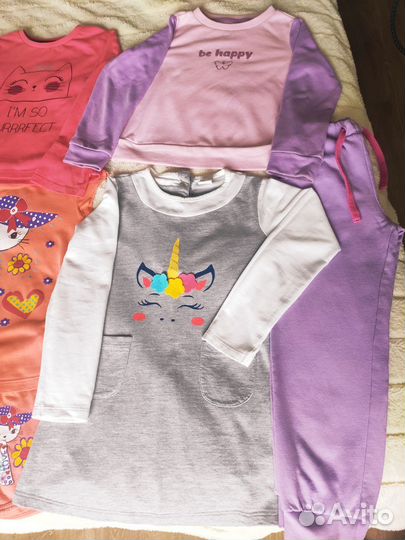 Вещи пакетом размер 116