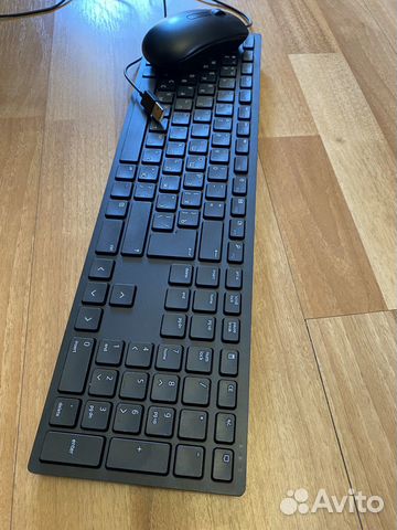 Беспроводная клавиатура Dell KB500 с проводной мыш купить в Москве ...
