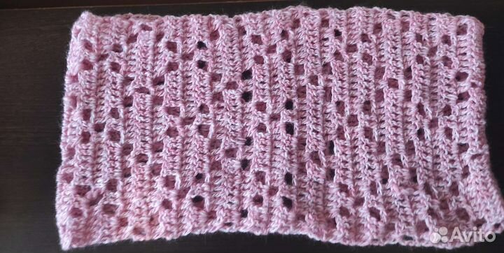 Комплект шапка и снуд ручной работы