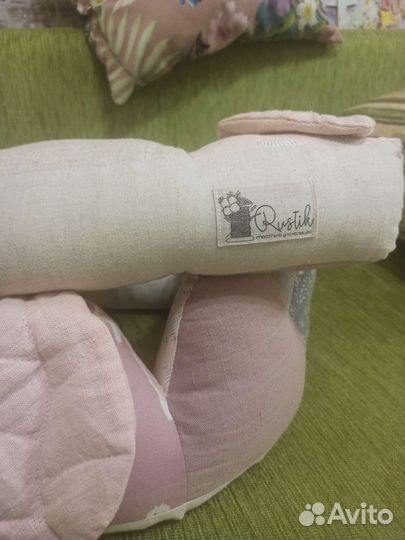 Бортики в кроватку для девочки