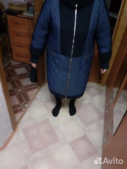 Зимнее пальто пуховик раз 60-62