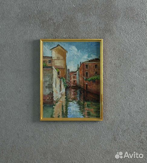 Картина масло Венеция Канал