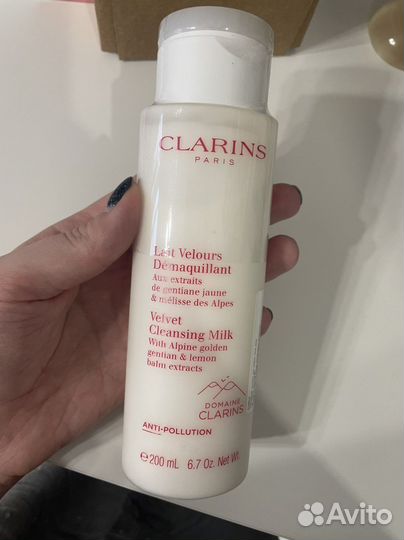 Очищающее молочко clarins