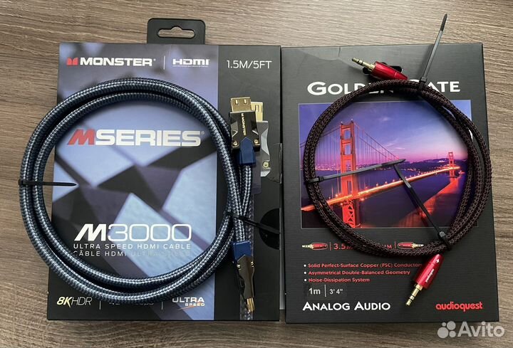 Кабеля Audioguest и Monster