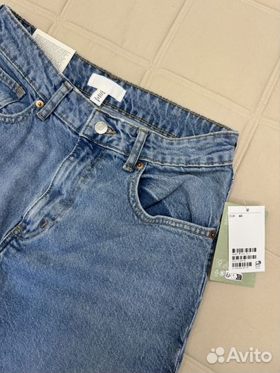 Джинсы H&M slim mom