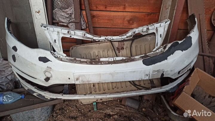 Бампер на kia rio