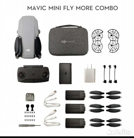 DJI mavic mini + 3 акб + nd фильтры