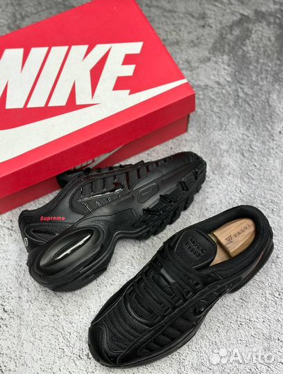 Кроссовки Nike Air Max Tailwind 4 Суприм чёрные