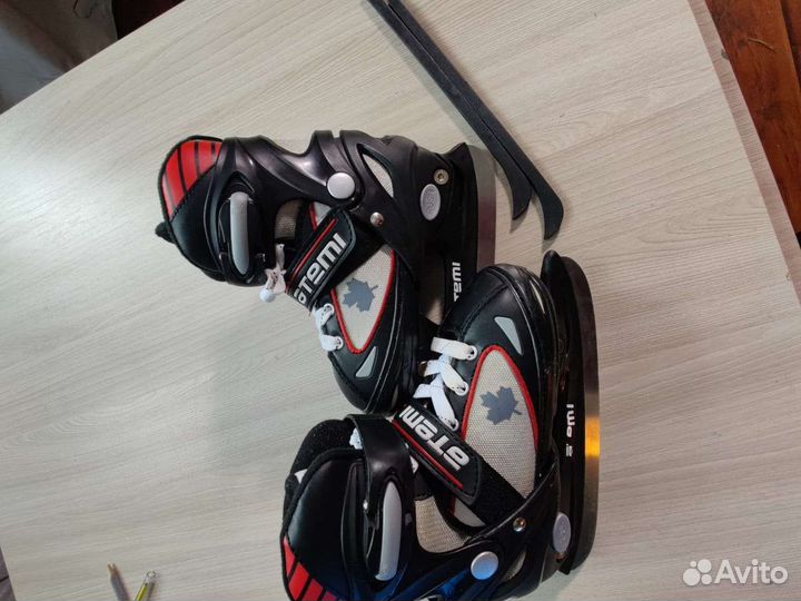 Коньки раздвижные 30 33