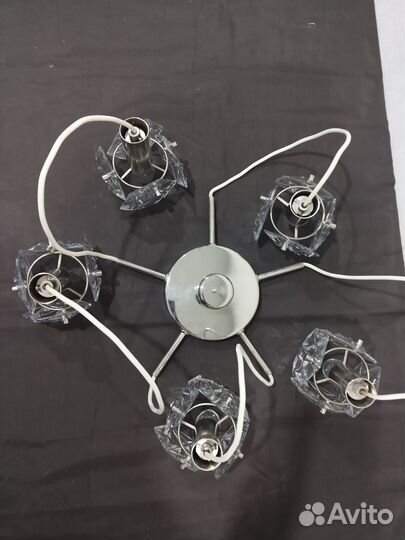Хрустальная люстра Паук СССР