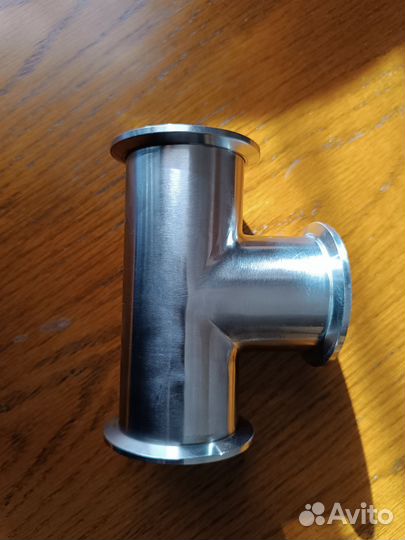 Тройник диаметр 76 мм под кламп 3 дюйма