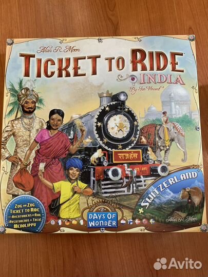 Ticket to ride India + Switzerland