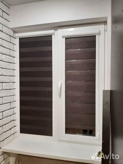 Рулонные шторы день ночь, свое производство