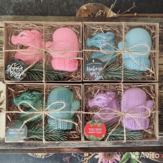 Мыло ручной работы,дракон из мыла