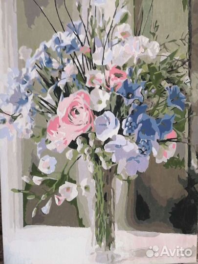 Картина на холсте красками