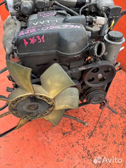 Двигатель Toyota Crown JZS155 2jzge 1998