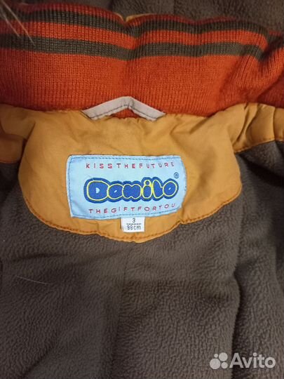 Зимний комбинезон с курткой 98 на мальчика бу