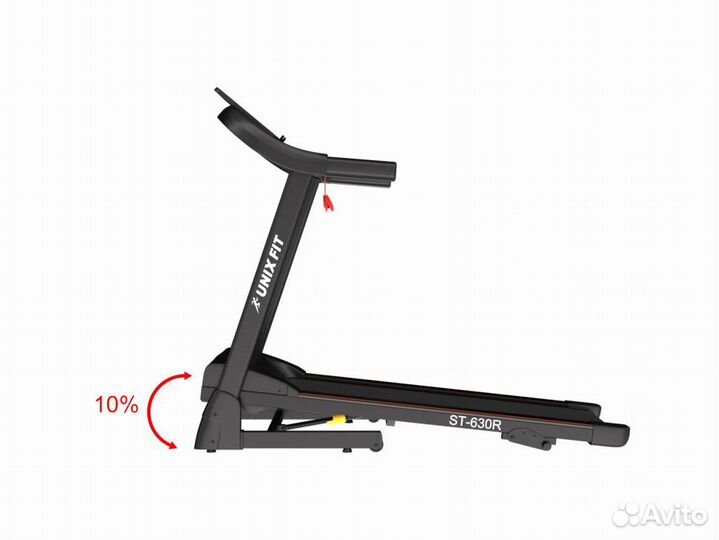Беговая дорожка Unixfit ST-630R Black