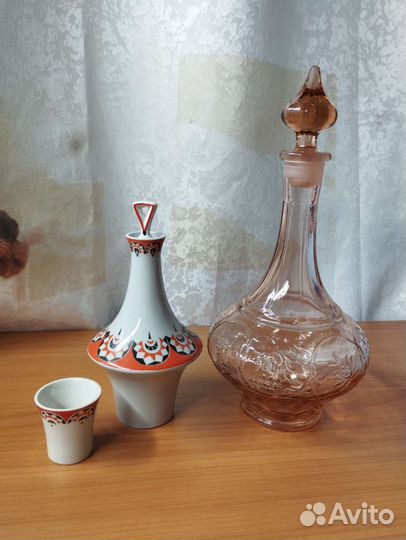 Штофы и графины СССР