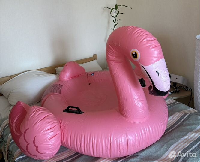 Надувной фламинго 90 х 110 см