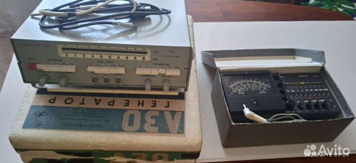 Генератор, ампервольтомметр