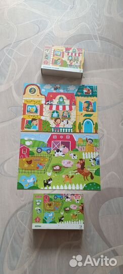 Крупные пазлы сортеры do do для малышей