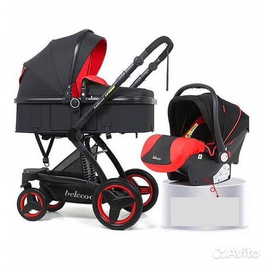 Коляска-трансформер 3 в 1 Luxmom (Belecoo) X6