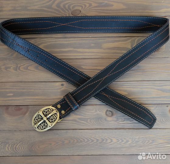 Ремень с бляхой 