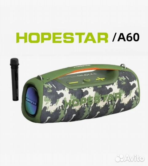 Мощная блютуз колонка Hopestar A60 (Новая)