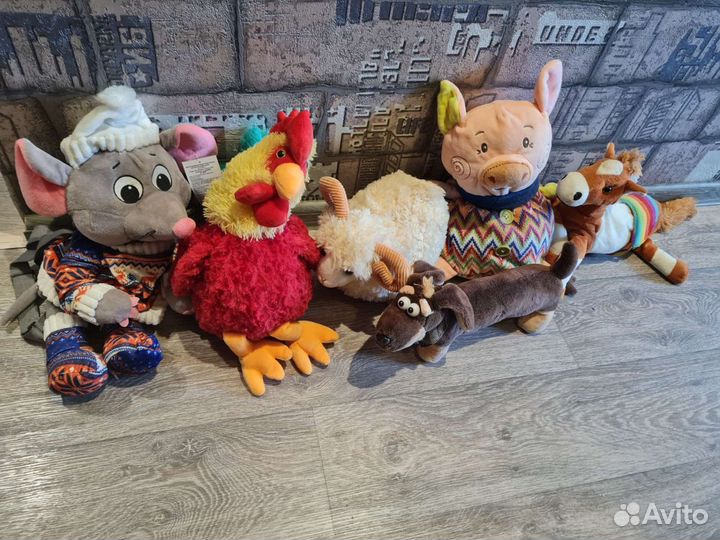 Мягкие игрушки пакетом