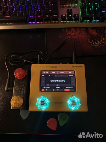 Гитарный процессор Hotone Ampero Mini+FootSwitch