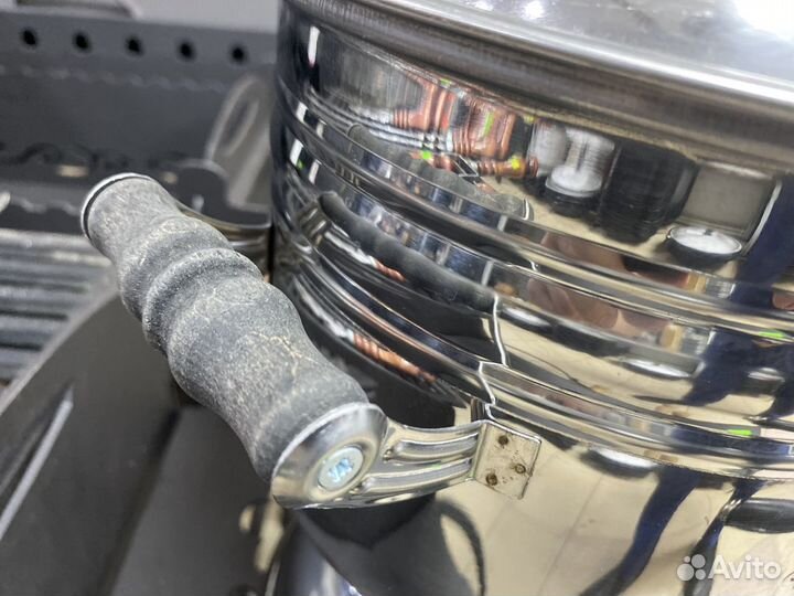 Самовар на дровах с чайником