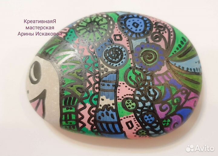 Сувенир рыба, морская галька, ручная работа