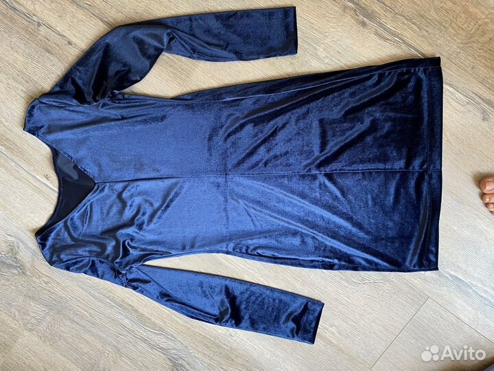 Велюровое платье