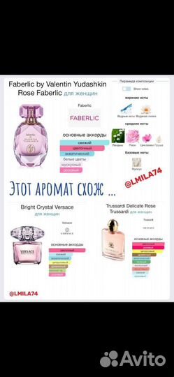 Парфюм женский faberlic