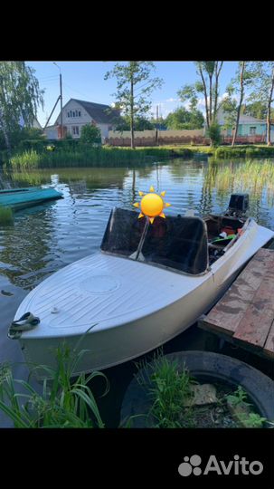 Лодка Казанка М с прицепом и мотором
