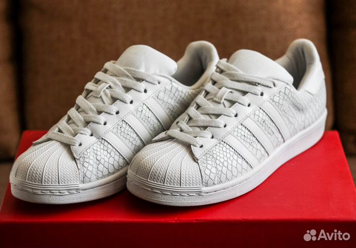 Кожаные кеды Adidas Superstar 