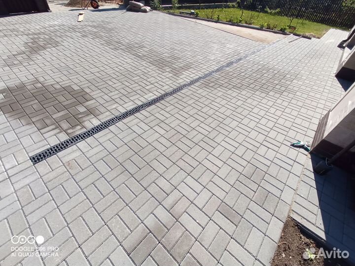 Укладка Тротуарная плитка брусчатка